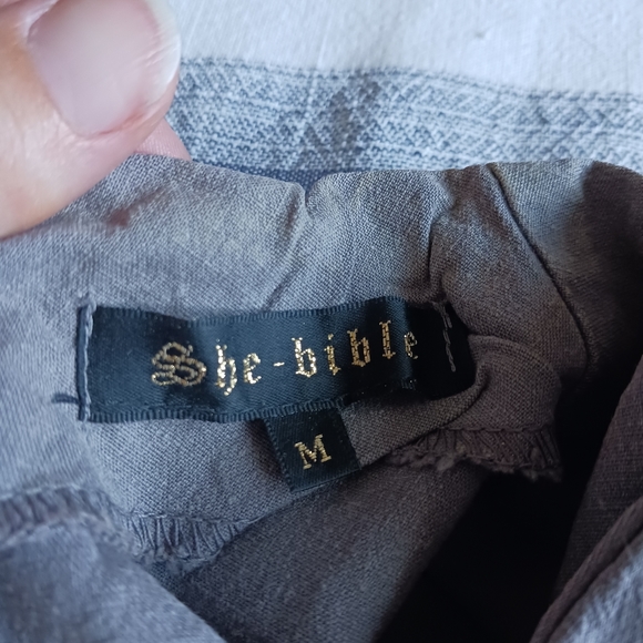 Grey Hemp Dress by She-Bible - Picture 3 of 4